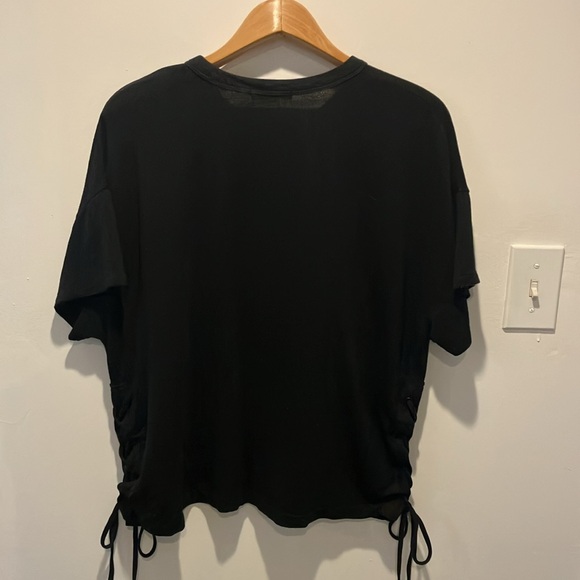 Rag and Bone size L with side laces tee. Preowned - Picture 4 of 6